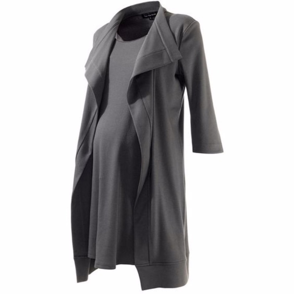Isabella Oliver Dresses & Skirts - Isabella Oliver Maternity Classy Drape Faux Twin Set Dress